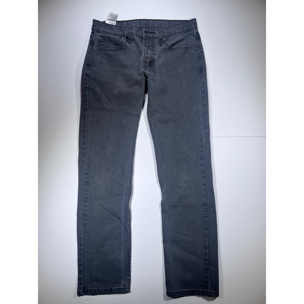 Levi's 511 Slim Fit Jeans Mens 31x32 Gray Charcoal‎ Denim Stretch Pants
